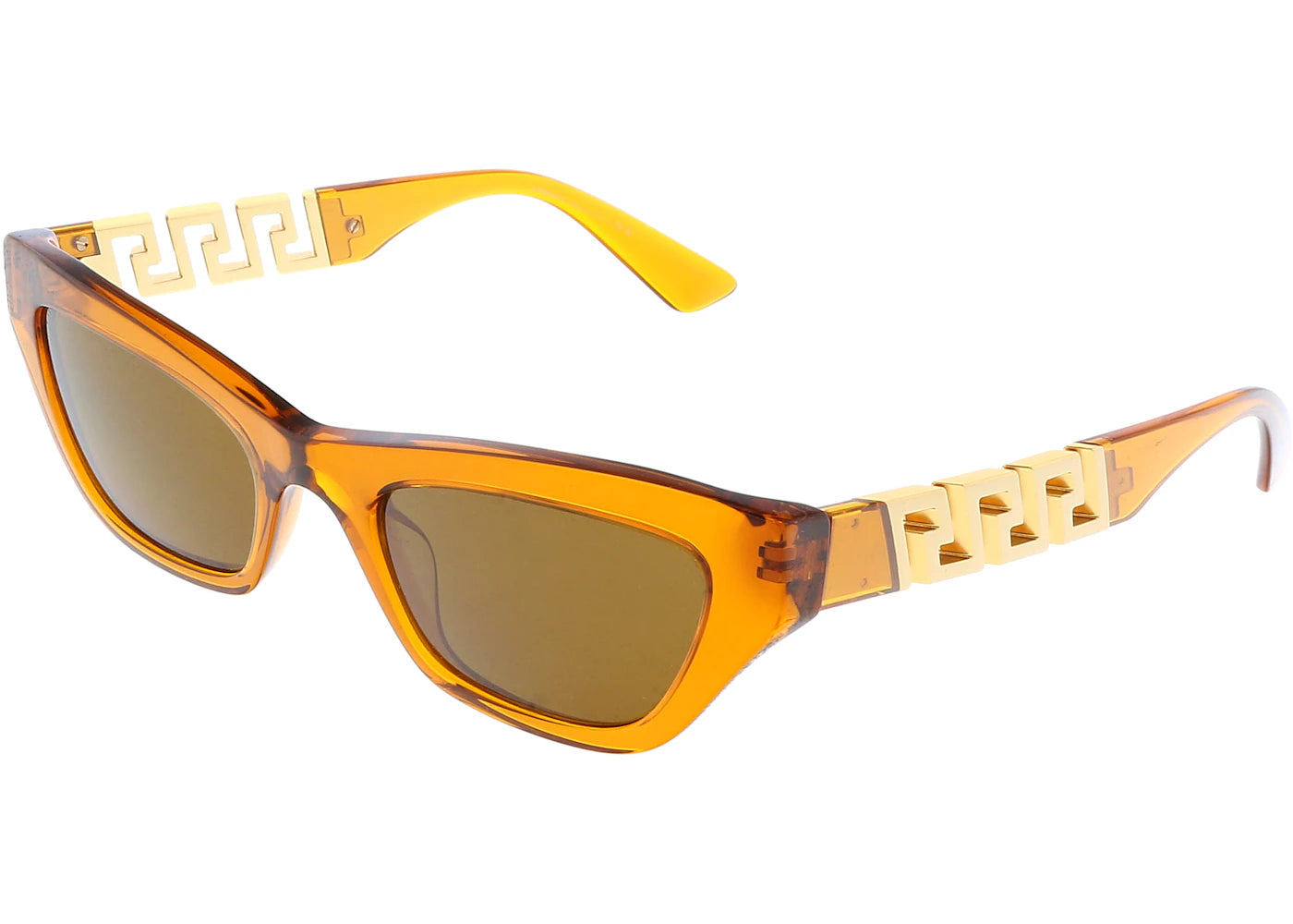 Versace Cat Eye Sunglasses Transparent Orange (0VE4419 52 532963)