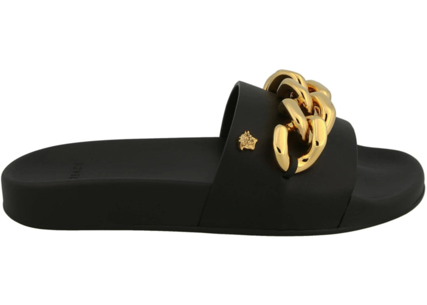 Versace Chain Link Slides Black (Women's)