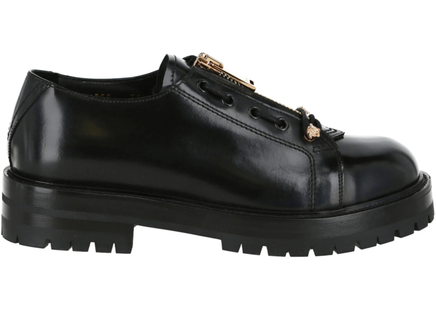 Versace Column Derby Shoe Black