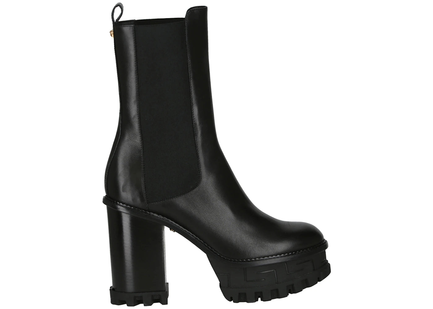 Versace Greca Platform Boots Black (Women's)