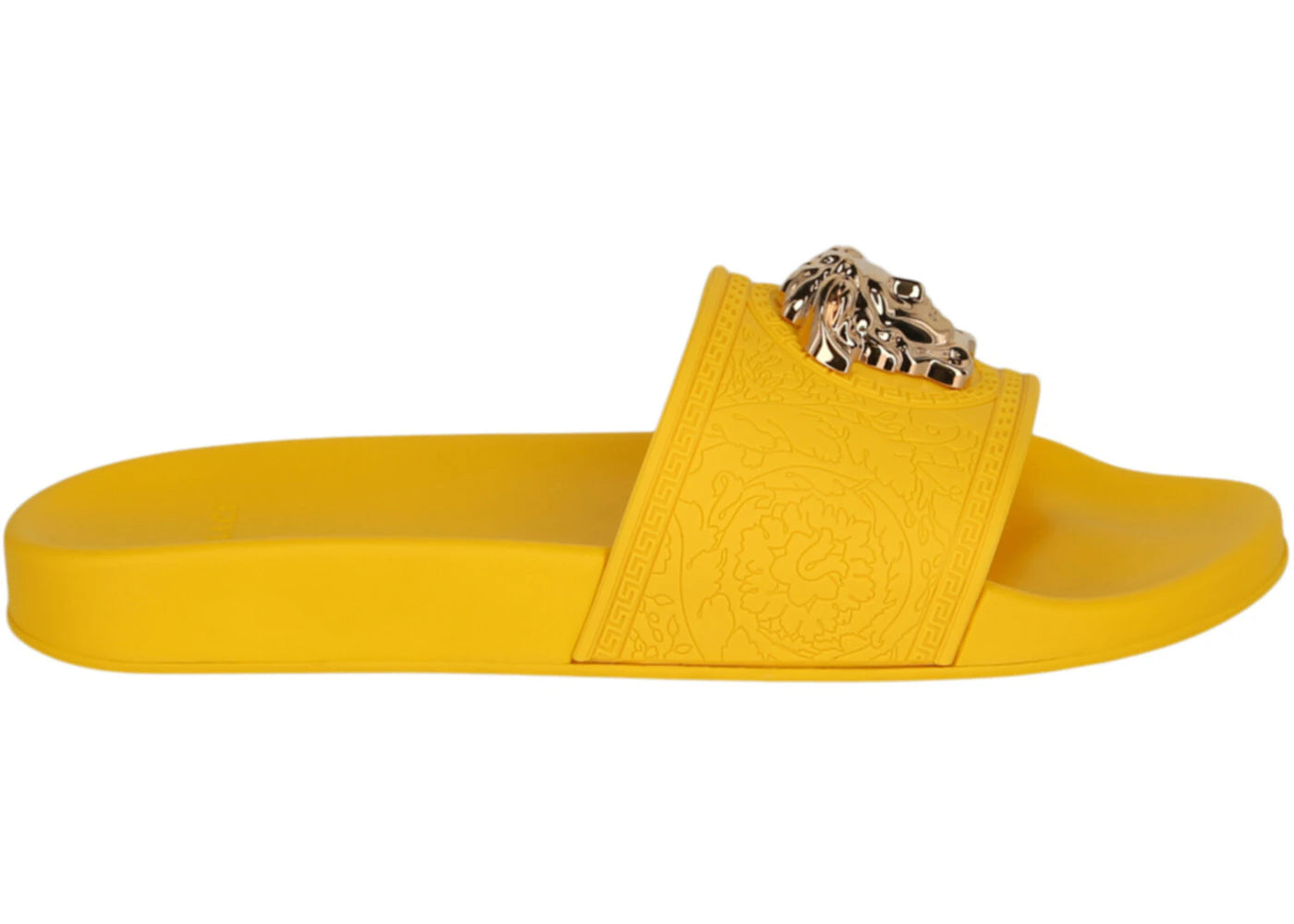 Versace La Medusa Slides Yellow Gold (Women's)