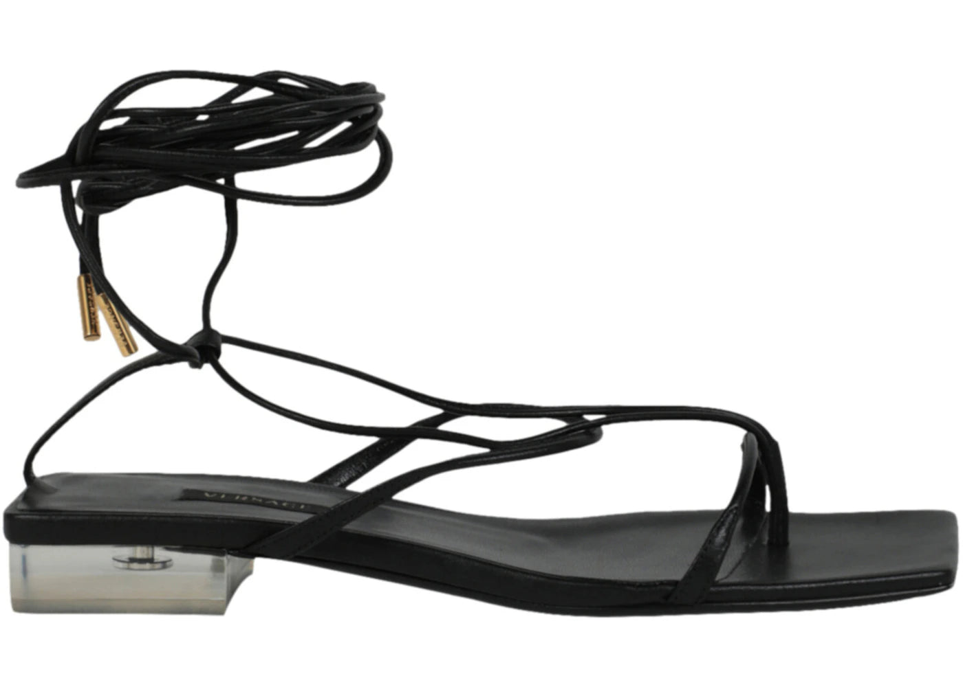 Versace Lace-Up Sandals Black (Women's)