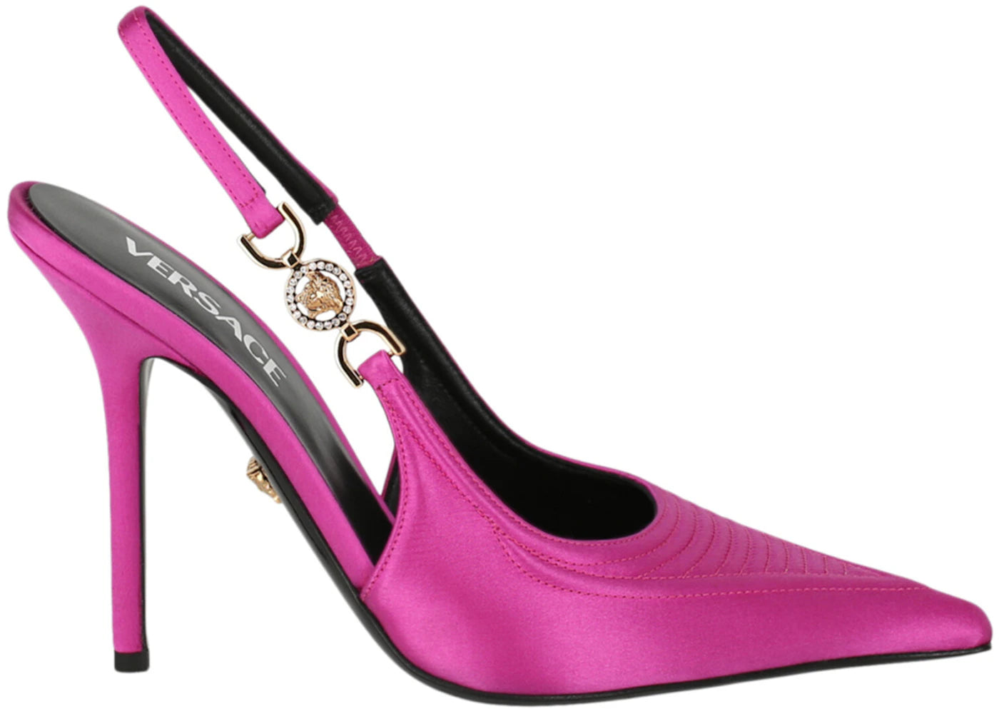 Versace Medusa '95 Corset Slingback Pumps Bright Pink (Women's)