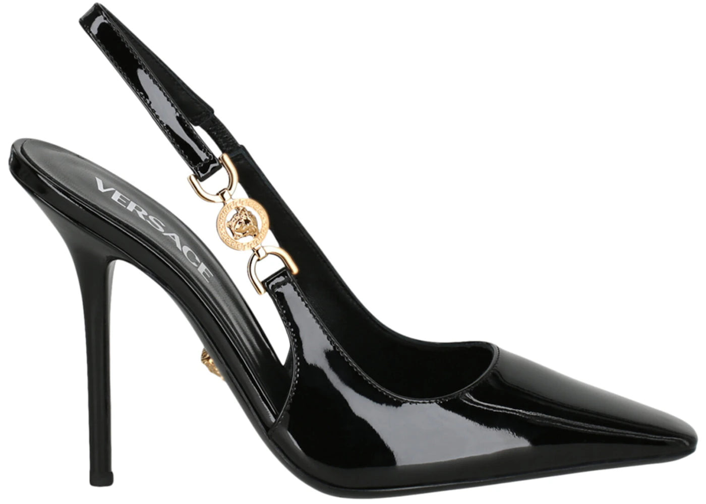 Versace Medusa '95 Slingback 110MM Pumps Black (Women's)