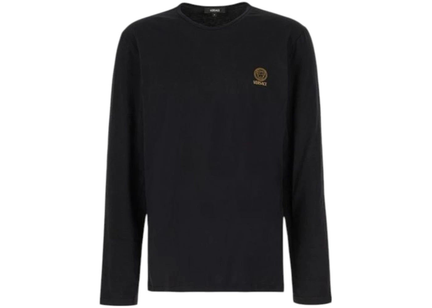 Versace Medusa Logo Long Sleeve T-shirt Black