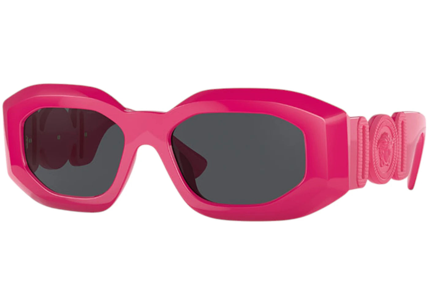 Versace Oval Sunglasses Gray Fuchsia (VE4425U 536787)