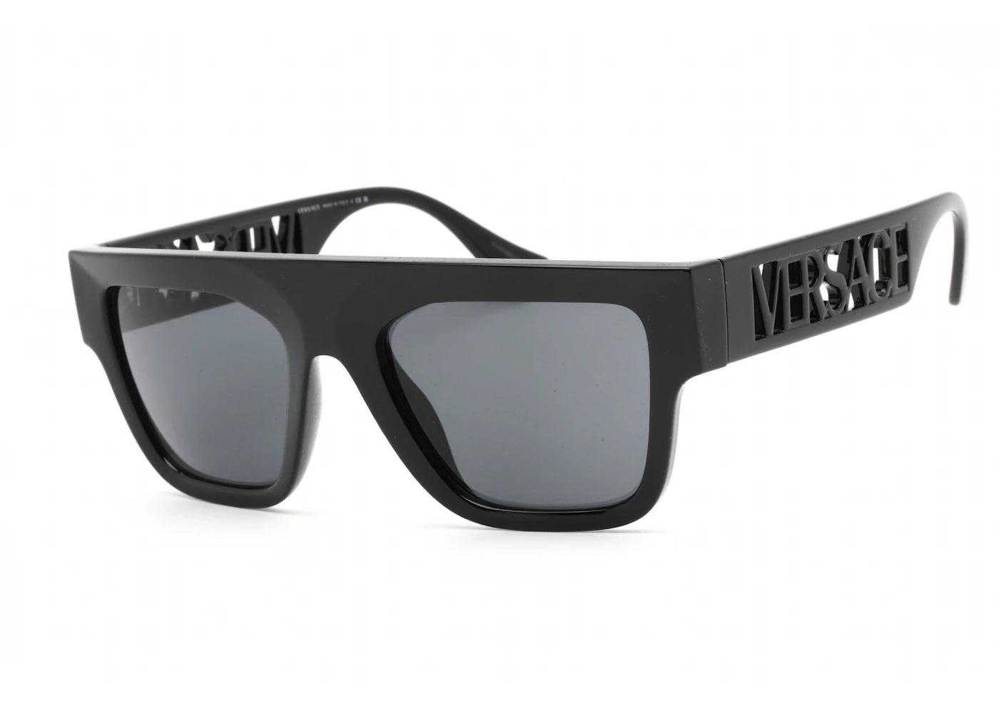 Versace Square Sunglasses Black/Grey (VE4430U-GB1/87 53)