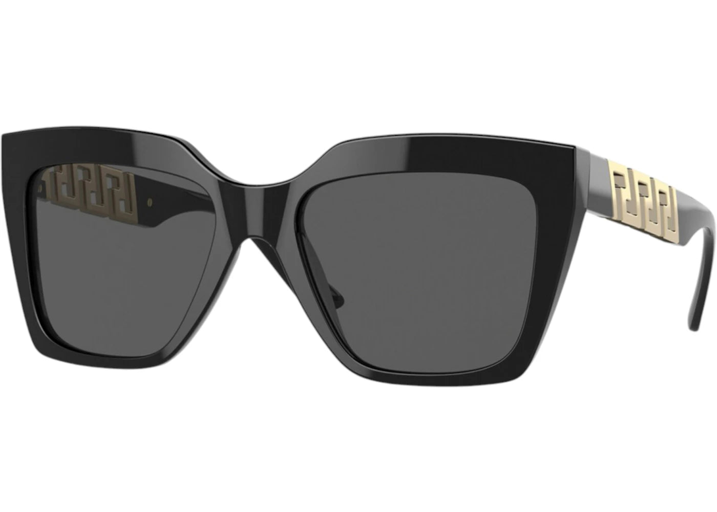 Versace Square Sunglasses Gray Black (VE4418 GB1/87)