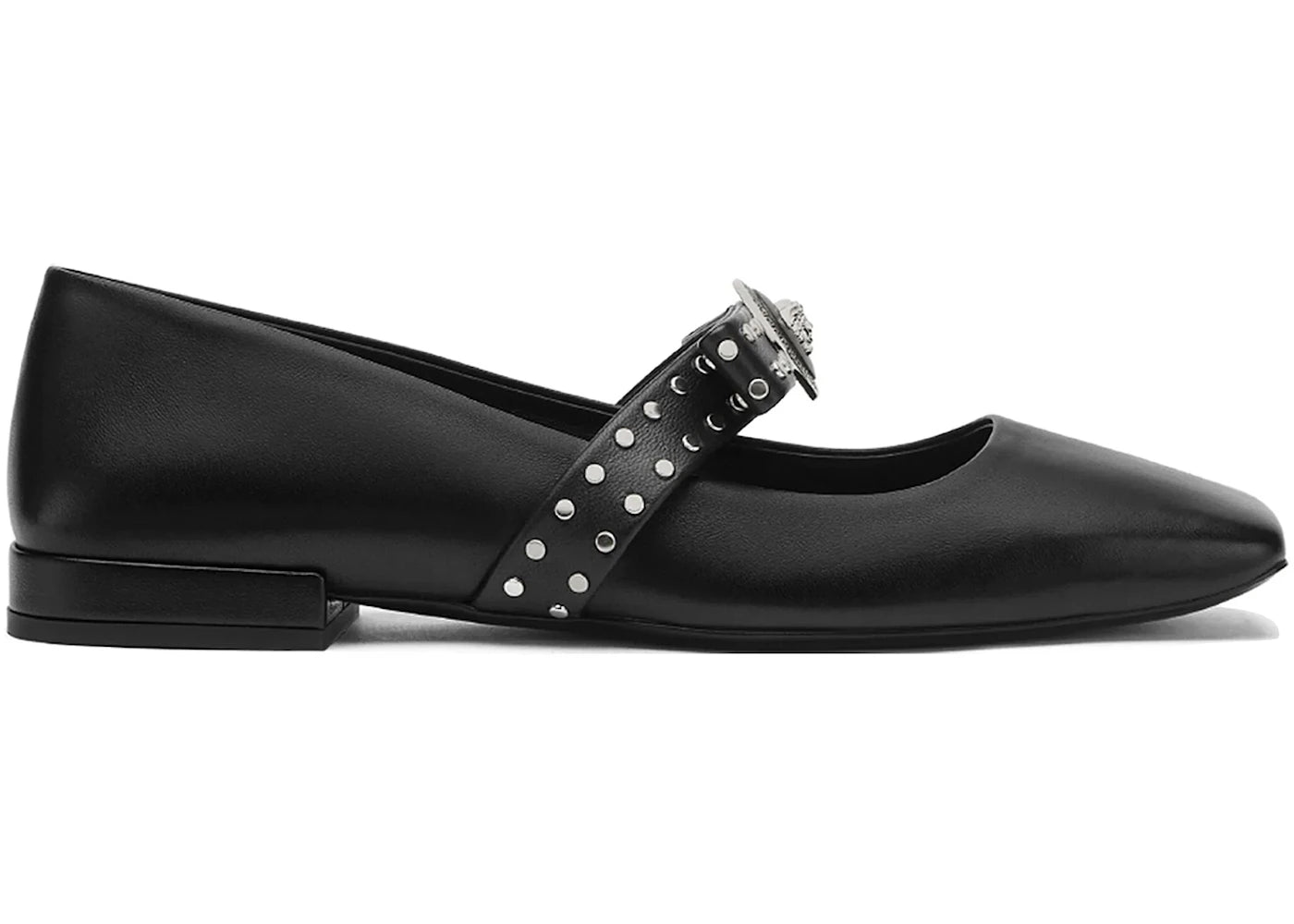 Versace T.20 Flats Black Palladium (Women's)