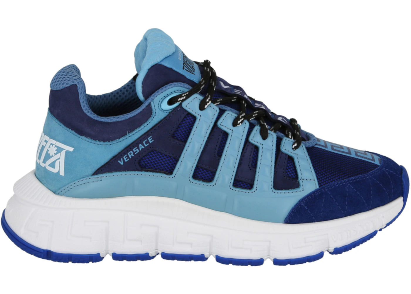 Versace Trigreca Low Top Blue Navy