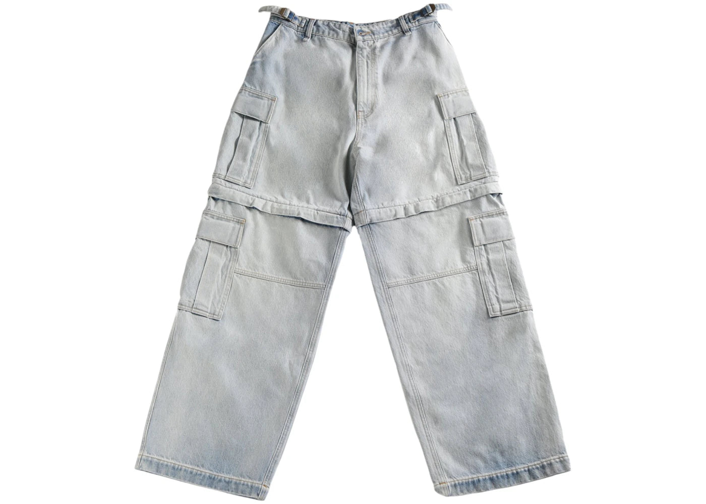 Vetements Cargo Jeans Light Blue