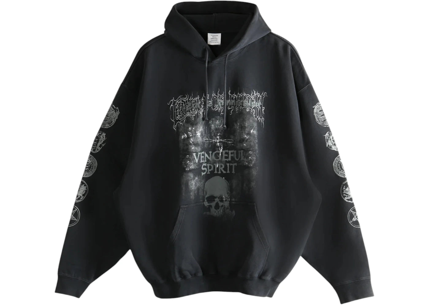 Vetements Cof Vengeful Spirit Oversized Hoodie Magnet