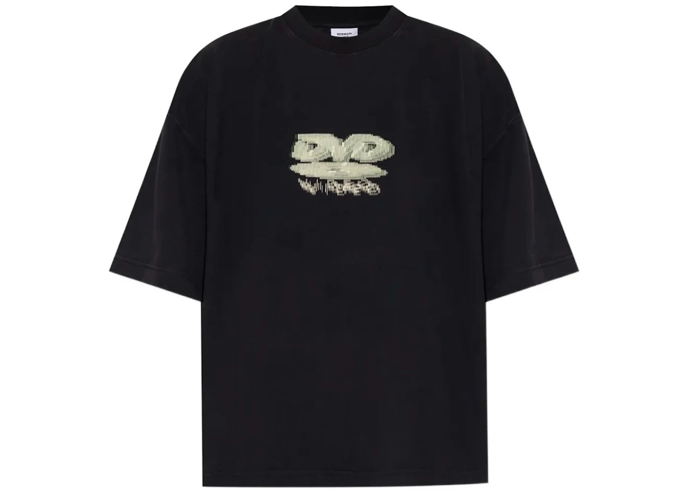 Vetements Dvd Regular T-shirt Black