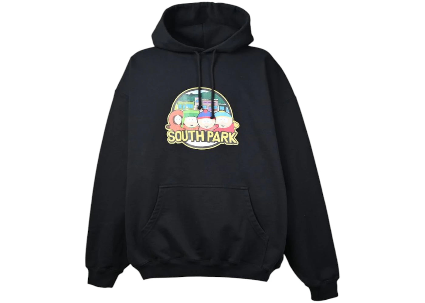 Vetements Southpark Oversized Hoodie Black