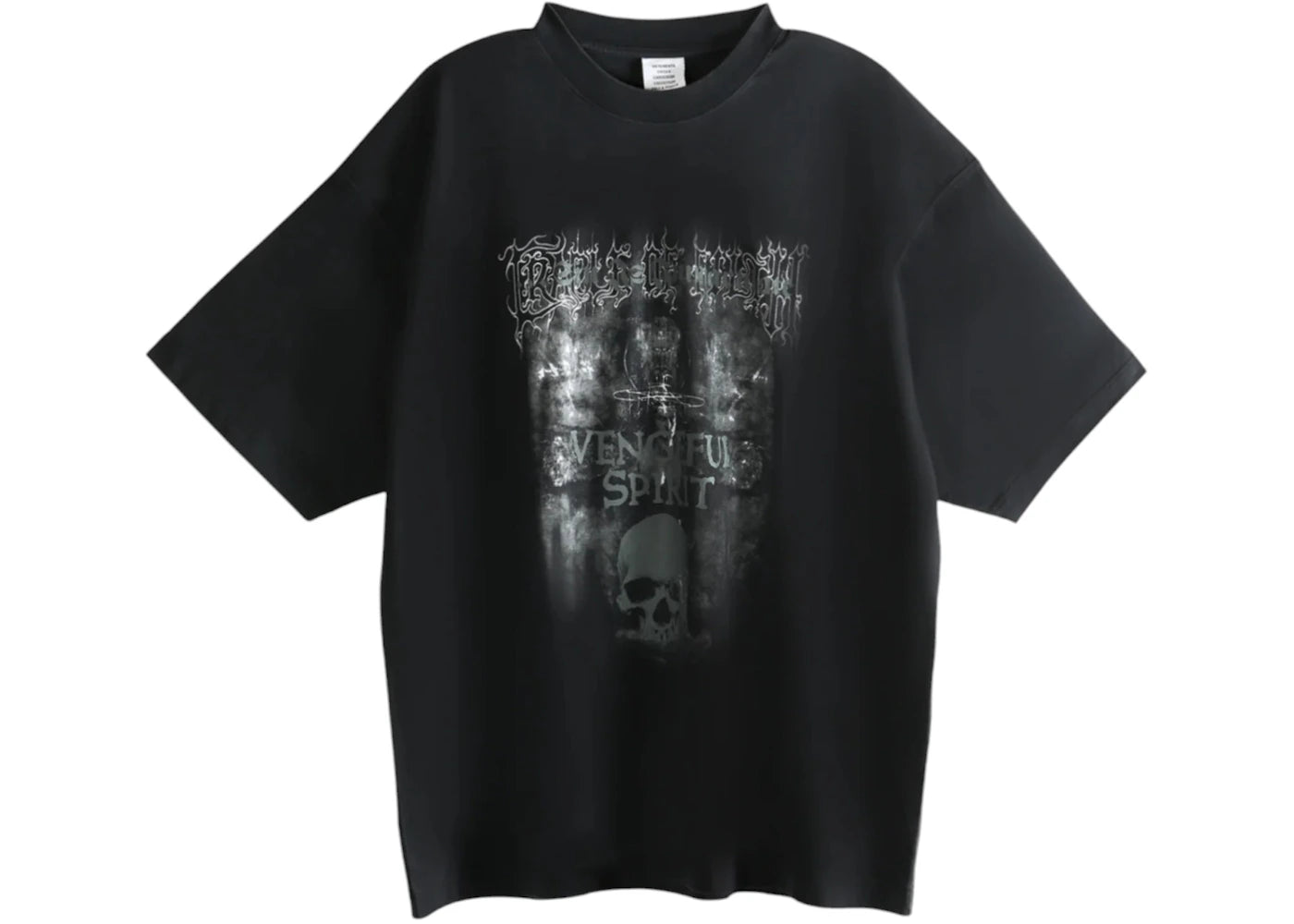 Vetements Vengeful Spirit Oversized T-shirt Magnet