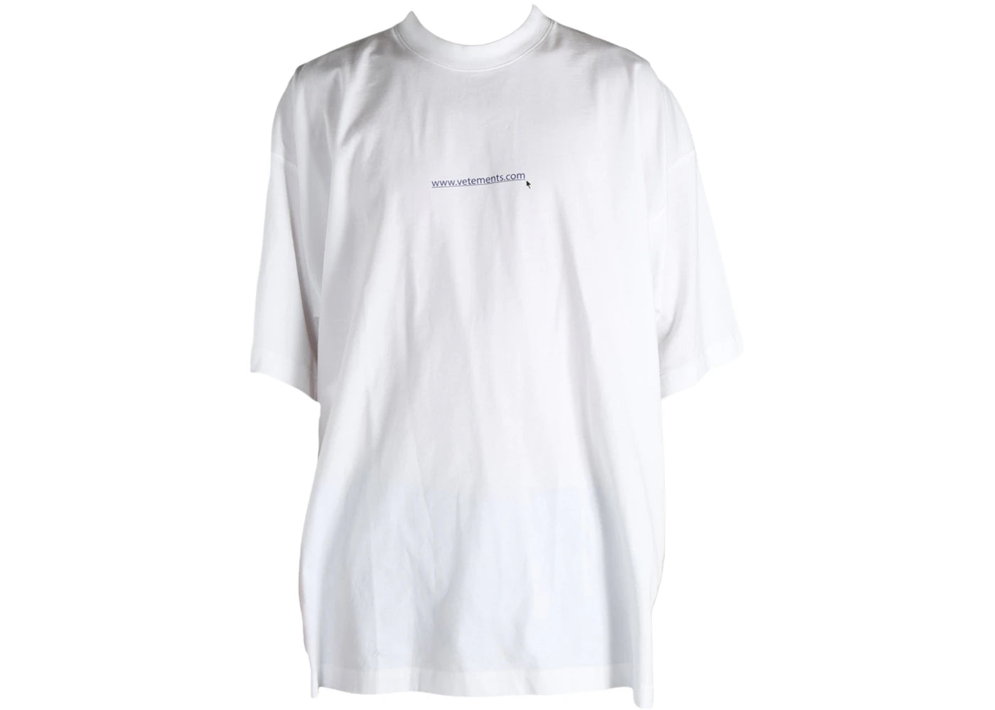 Vetements Website Oversized T-shirt White