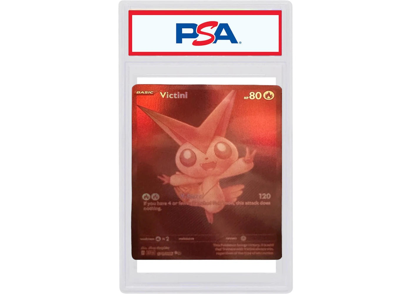 Victini 2025 Pokémon BLK Black White Rare #171 (PSA or BGS Graded)