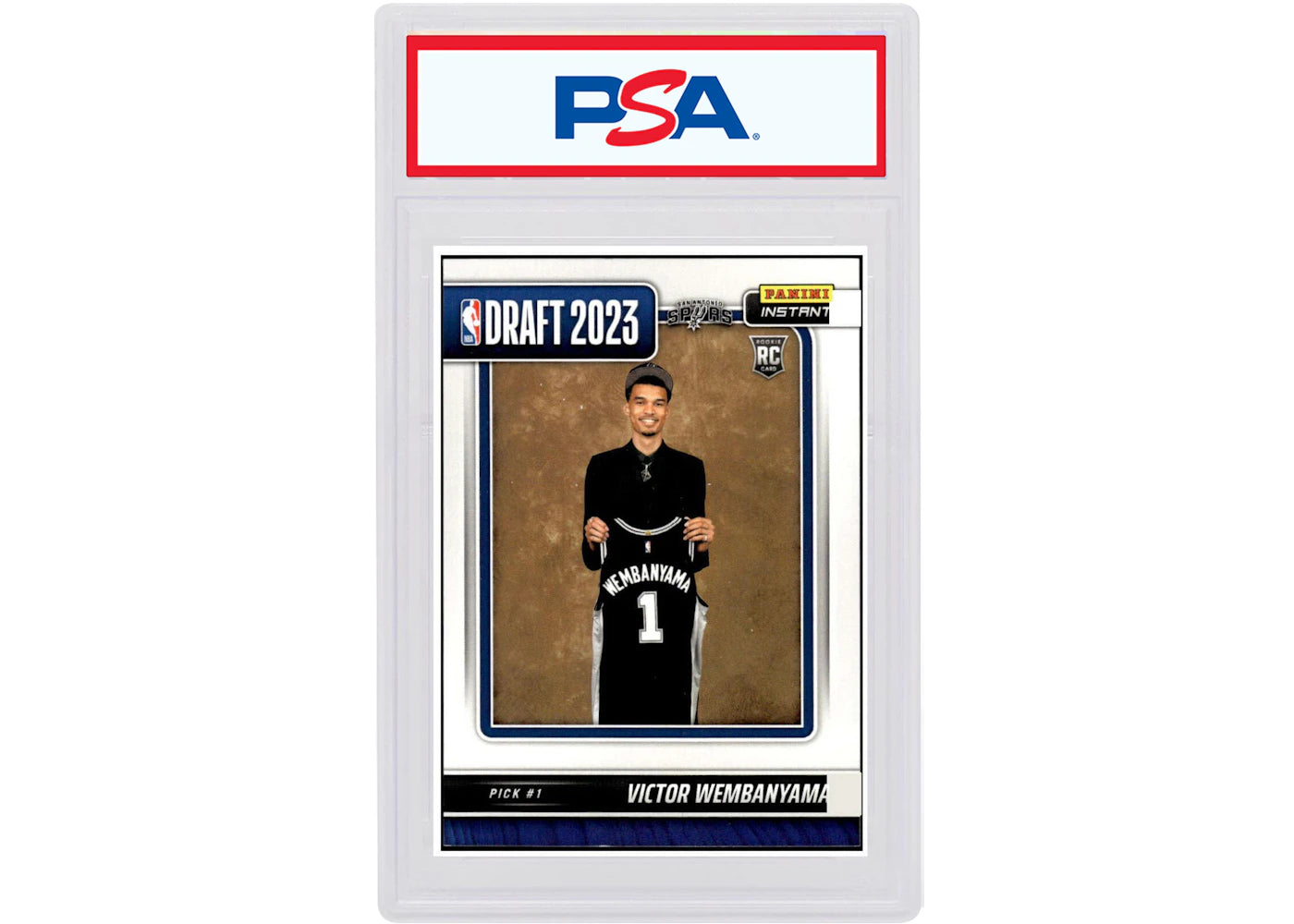 Victor Wembanyama 2023 Panini Instant Draft Night Rookie #DN1 (PSA or BGS Graded)
