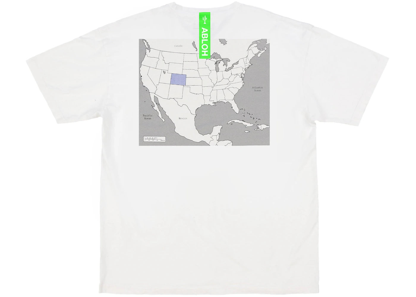 Virgil Abloh Canary Yellow Colorado "Swing State" T-Shirt White