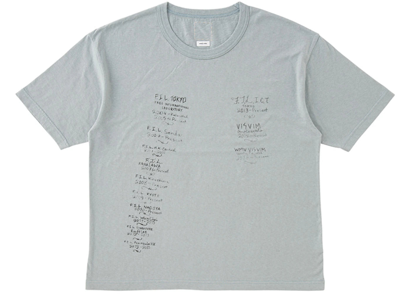 Visvim Jumbo T-Shirt Light Blue