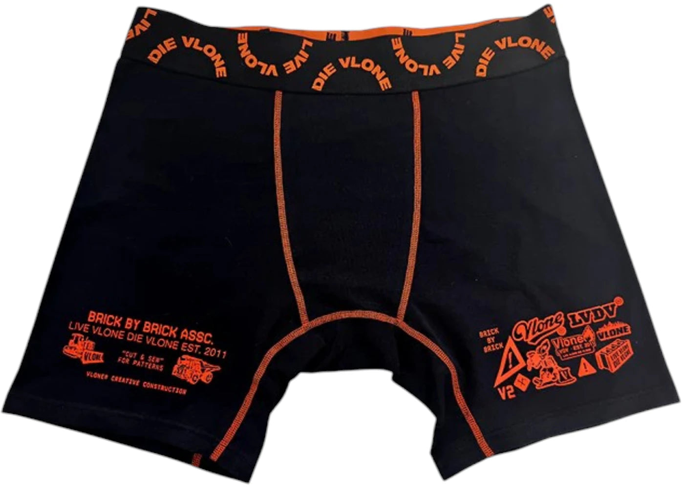 Vlone LVDV Creative Boxers (Set of 2) Black