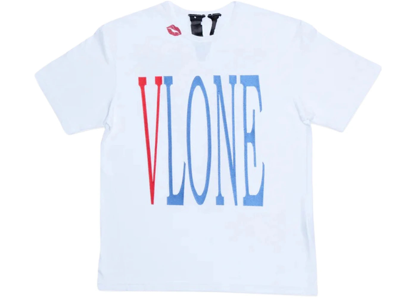 Vlone Red Lipstick OG Embroidered T-shirt White