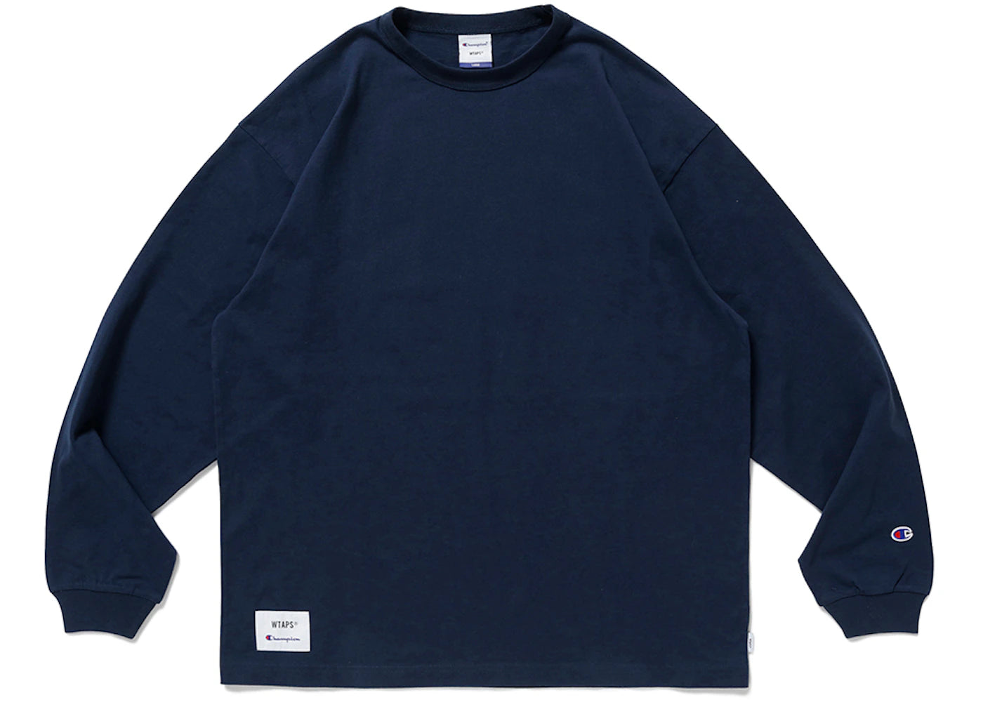 WTAPS x Champion Long Sleeve T-shirt Navy