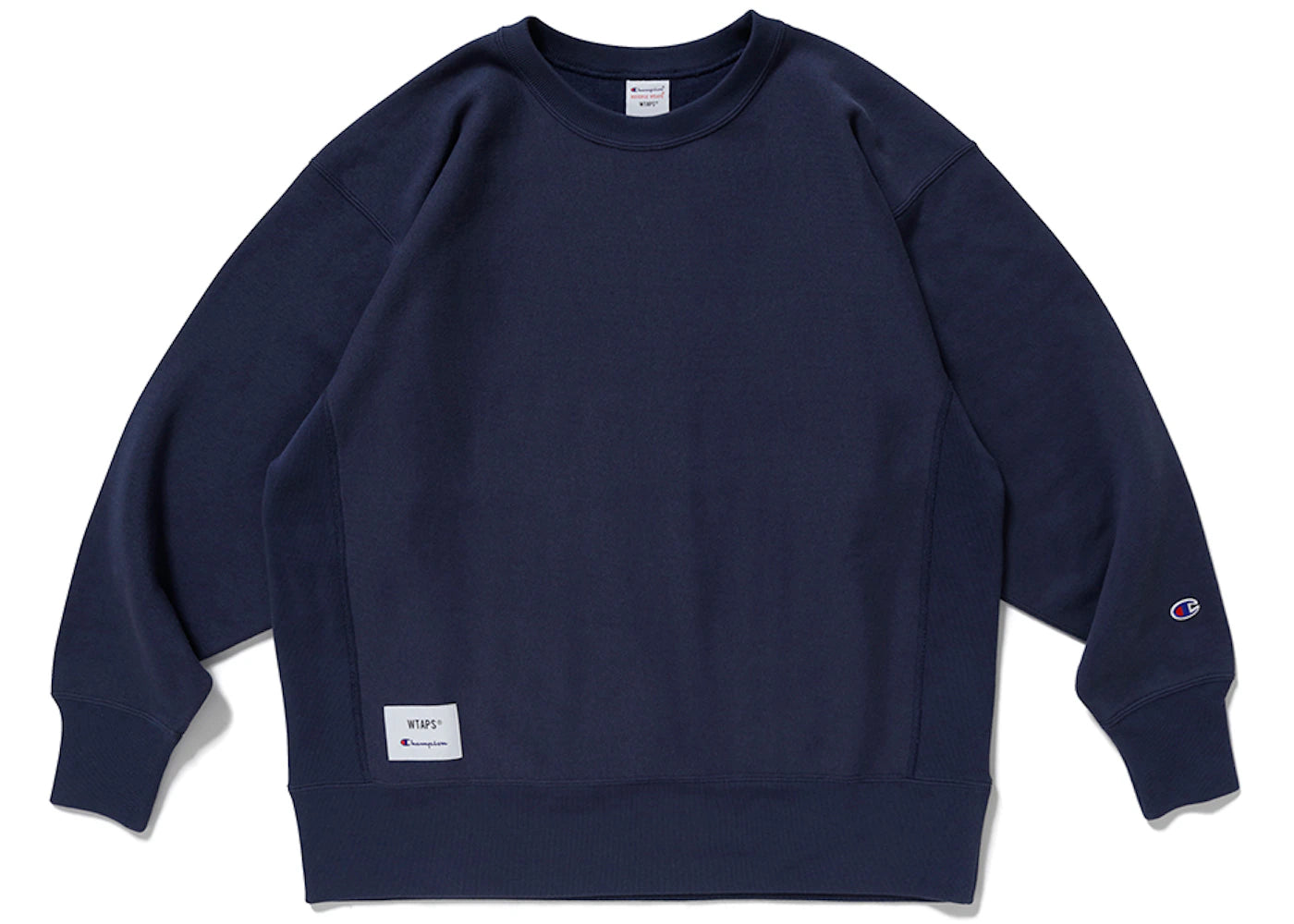 WTAPS x Champion Reverse Weave (R) Crew Neck Sweatshirt Navy