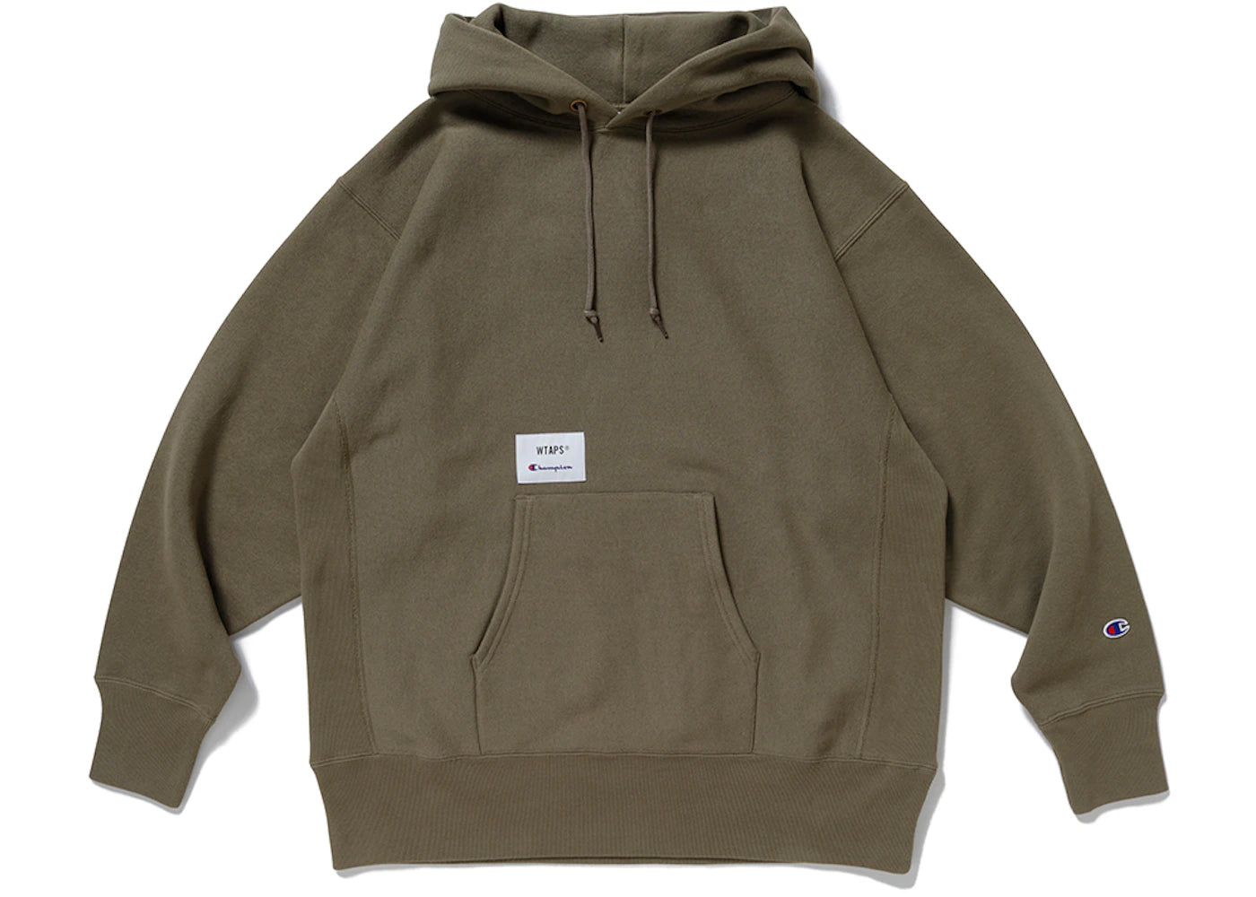 WTAPS x Champion Reverse weave (R) Hooded Sweatshirt Olivedrab