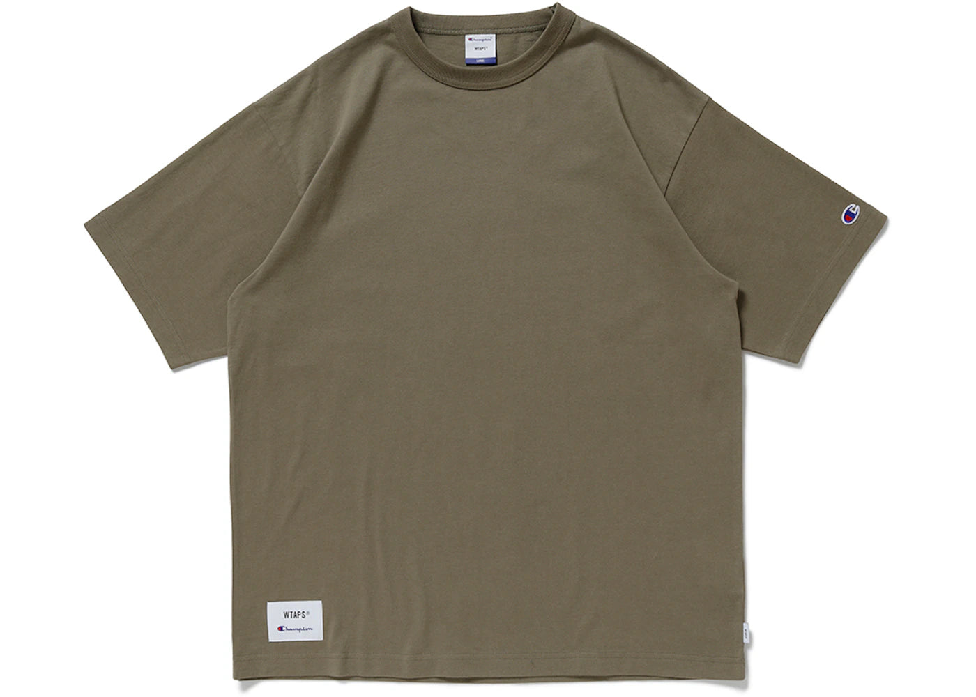 WTAPS x Champion Short Sleeve T-shirt Olivedrab