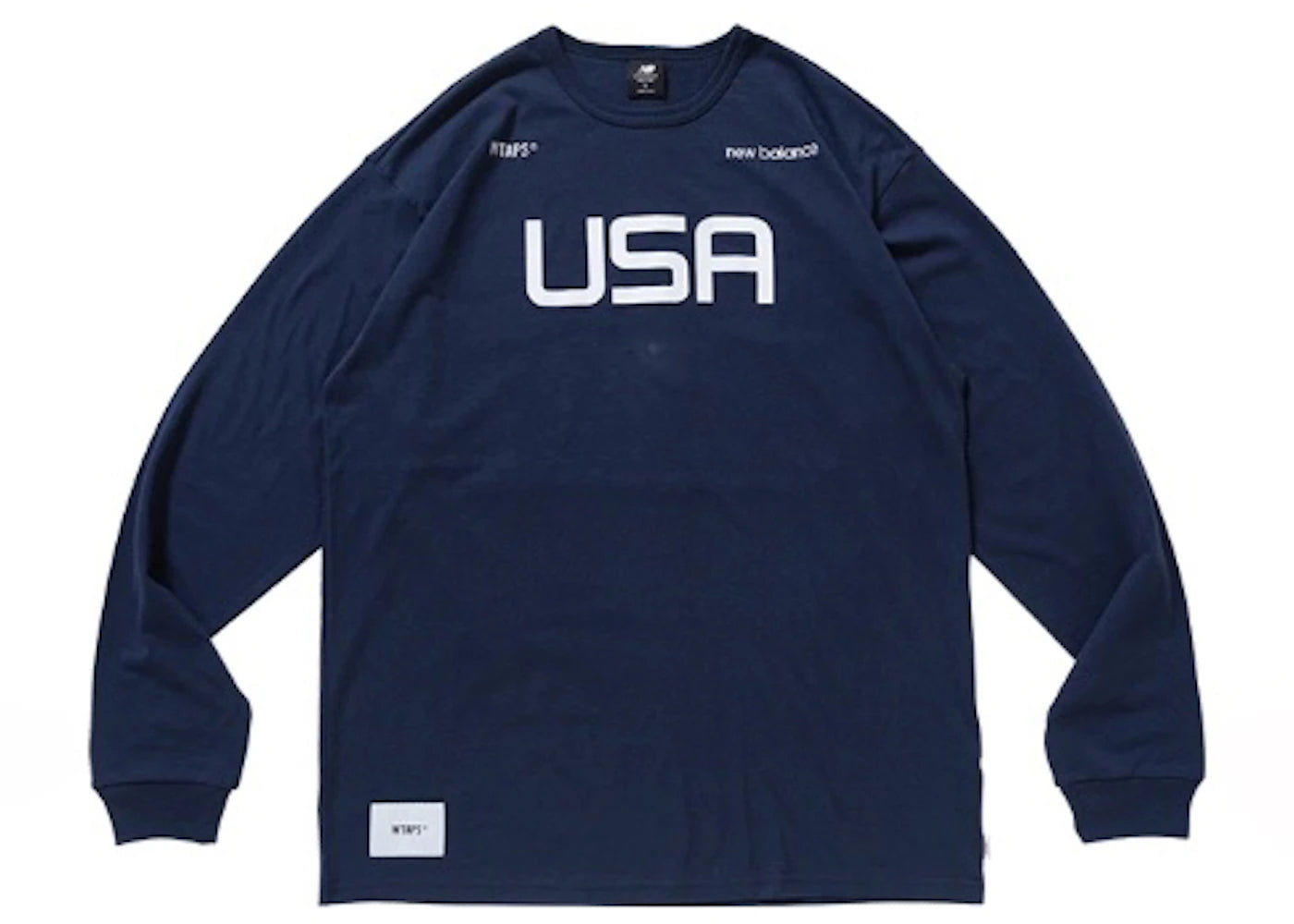 WTAPS x New Balance Academy L/S T-shirt Dark Blue