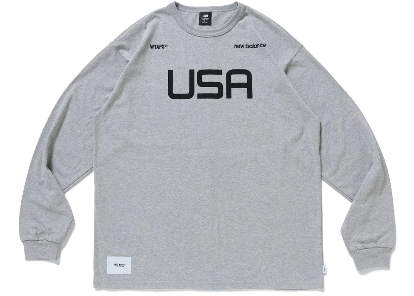 WTAPS x New Balance Academy L/S T-shirt Heather Grey