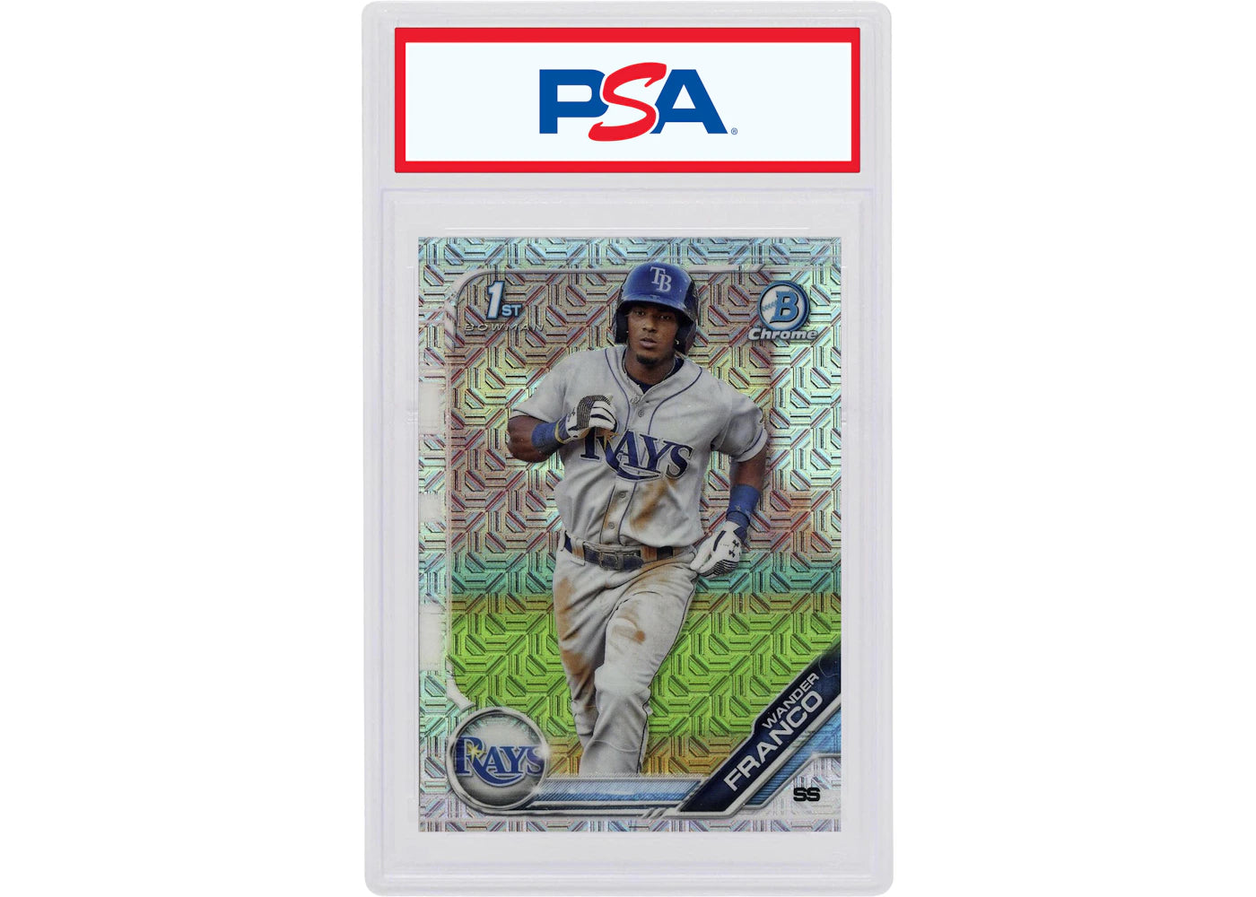 Wander Franco 2019 Bowman Mega Box Chrome Prospects #100 (PSA or BGS Graded)