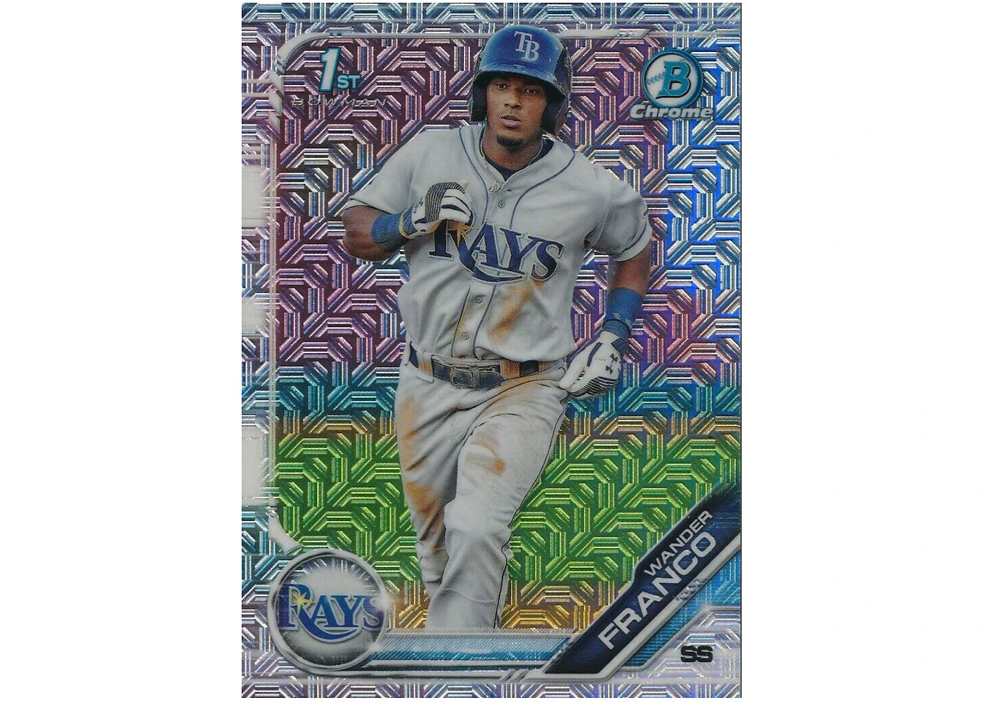 Wander Franco 2019 Bowman Mega Box Chrome Prospects Mojo #BCP100 (Ungraded)