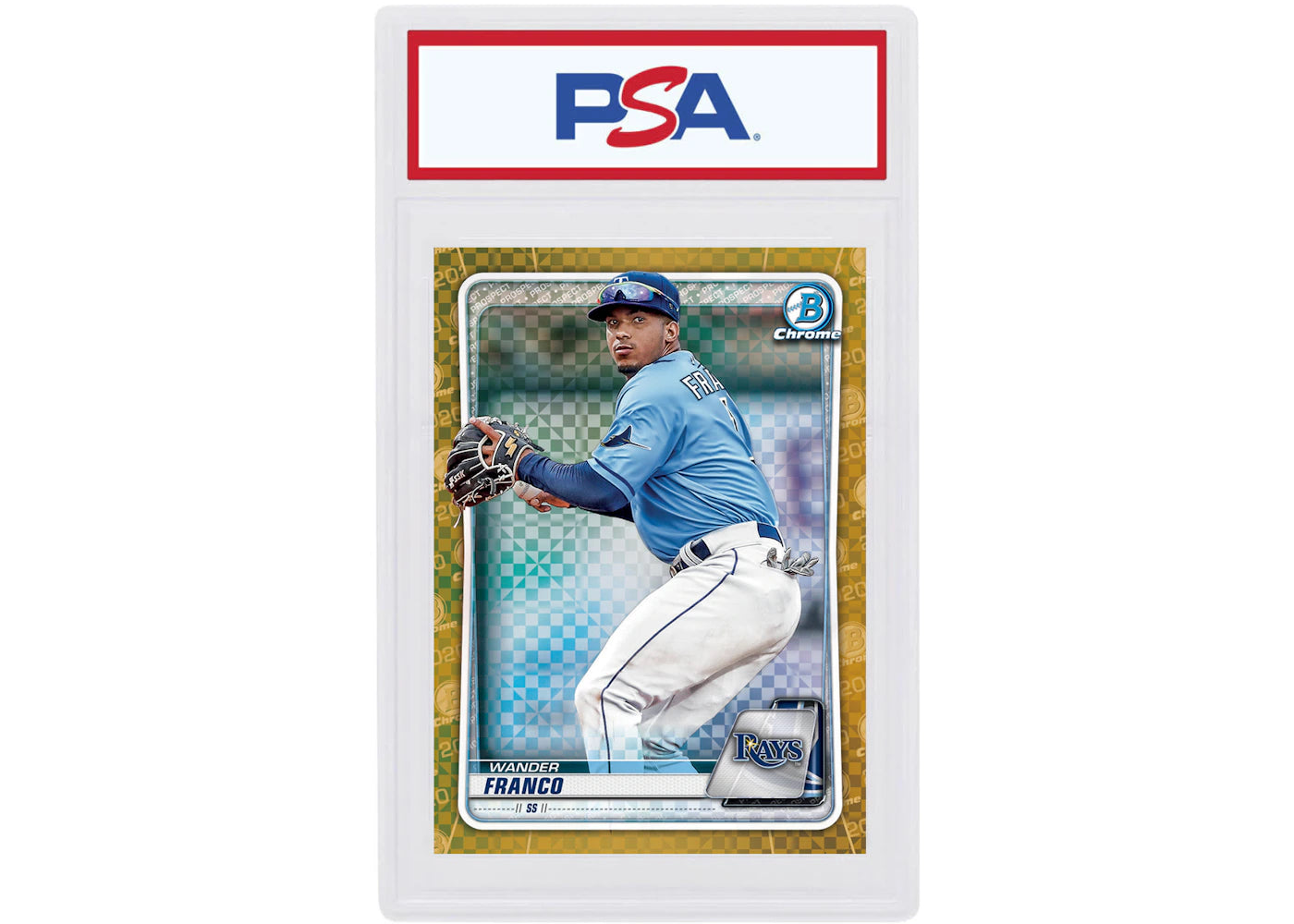 Wander Franco 2020 Bowman Chrome X Gold X-Fractor /3 #BCP-163 (PSA or BGS Graded)