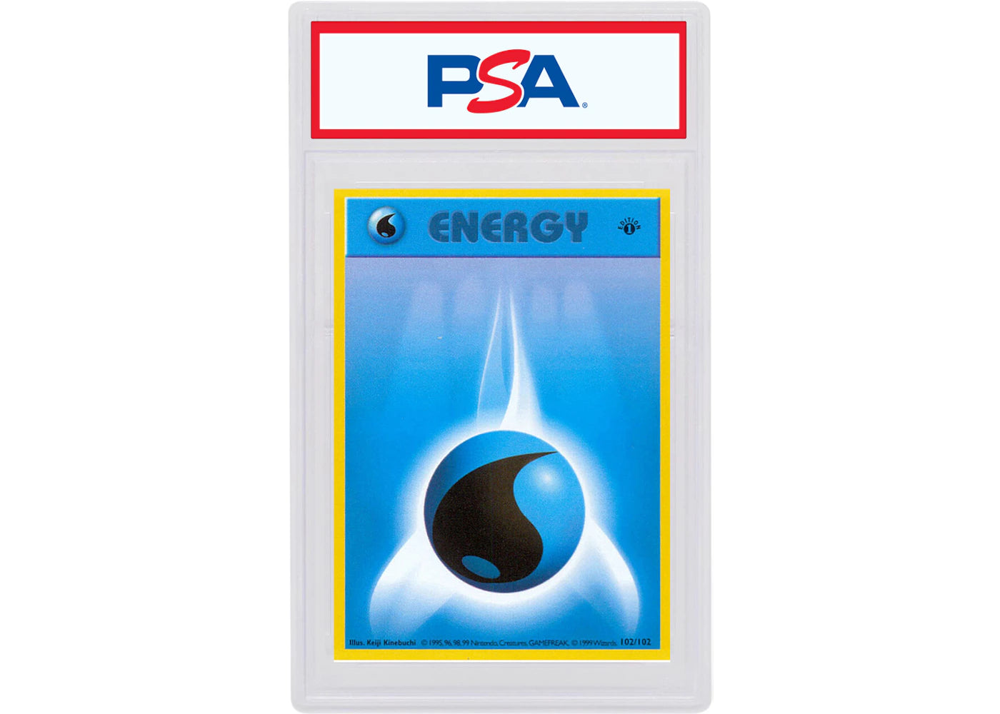 Water Energy 1999 Pokemon TCG Base Set 1st Edition #102/102 (PSA or BGS Graded)