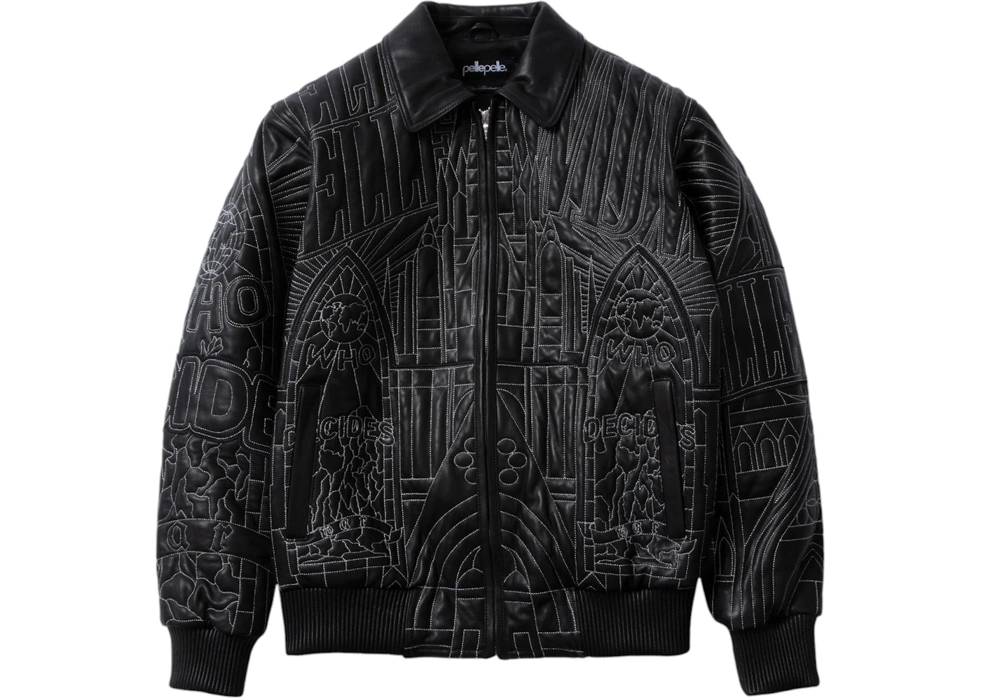 Who Decides War WDW x PP Cathedral Jacket Black