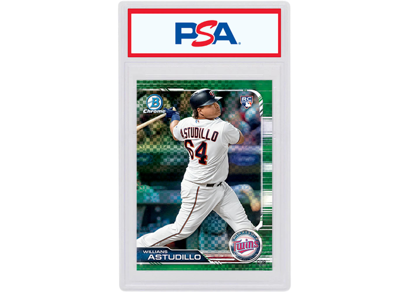 Willians Astudillo 2019 Bowman Chrome X Rookie Green X-Fractor /31 #40 (PSA or BGS Graded)