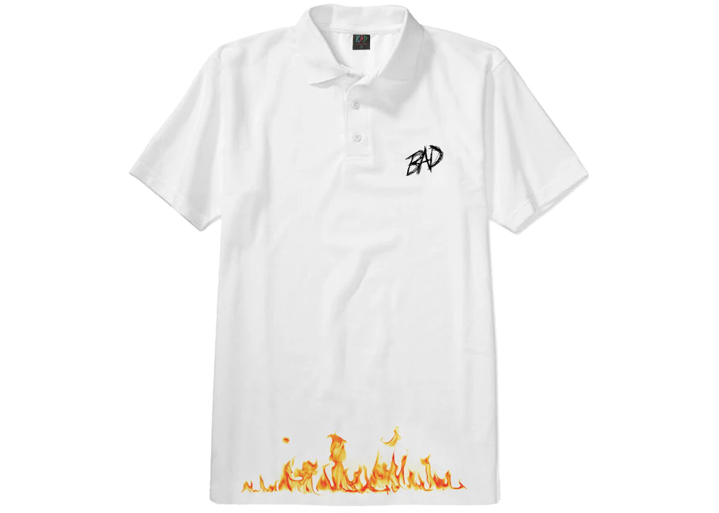 XXXTentacion Am I Supposed To Care Polo White