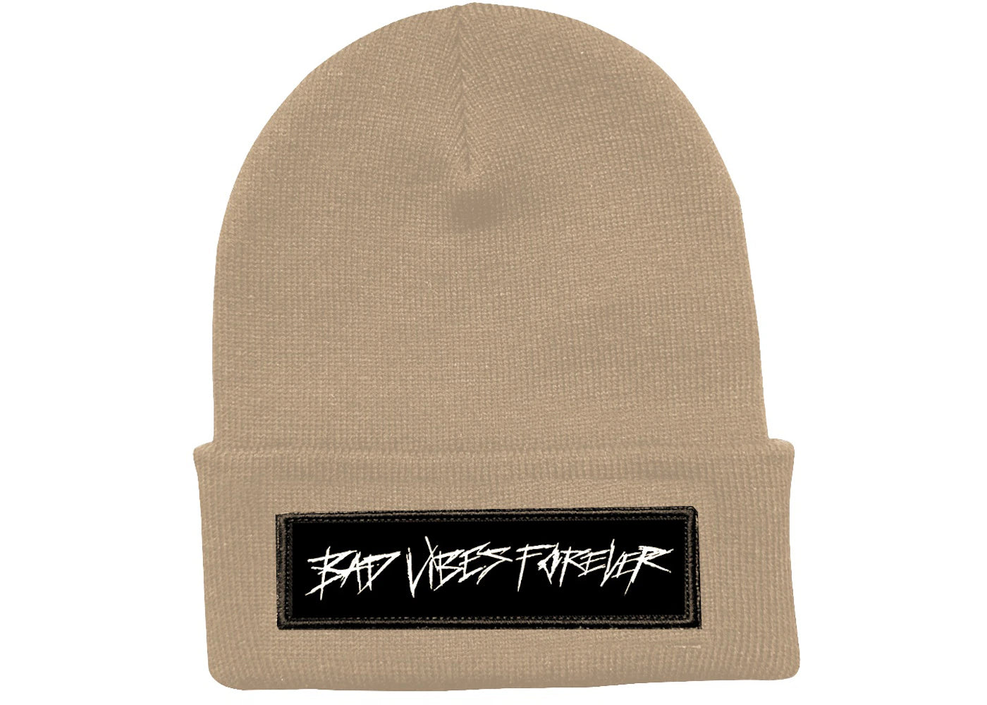 XXXTentacion Bad Vibes Forever Beanie Tan
