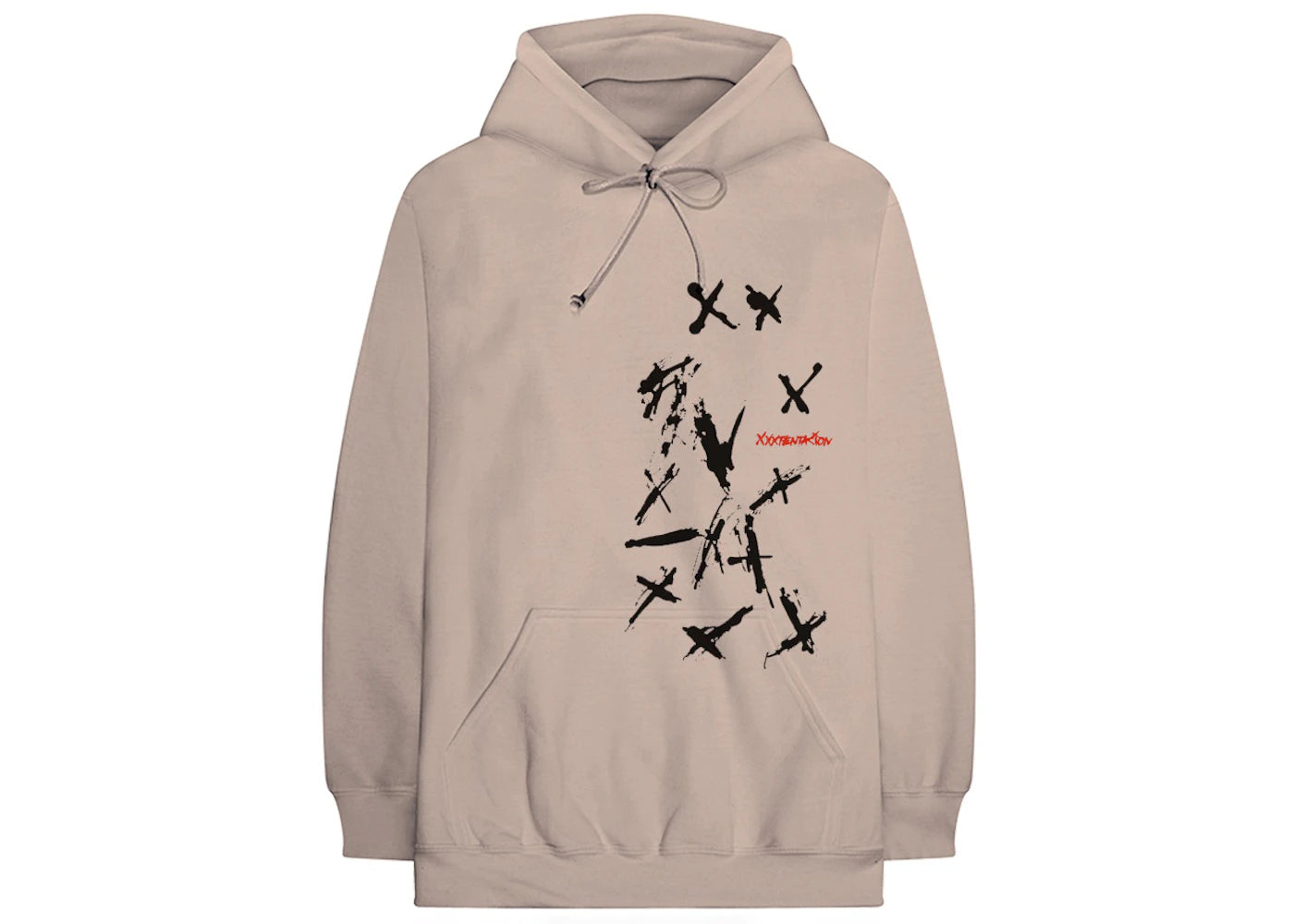 XXXTentacion Kill My Vibe Hoodie Tan