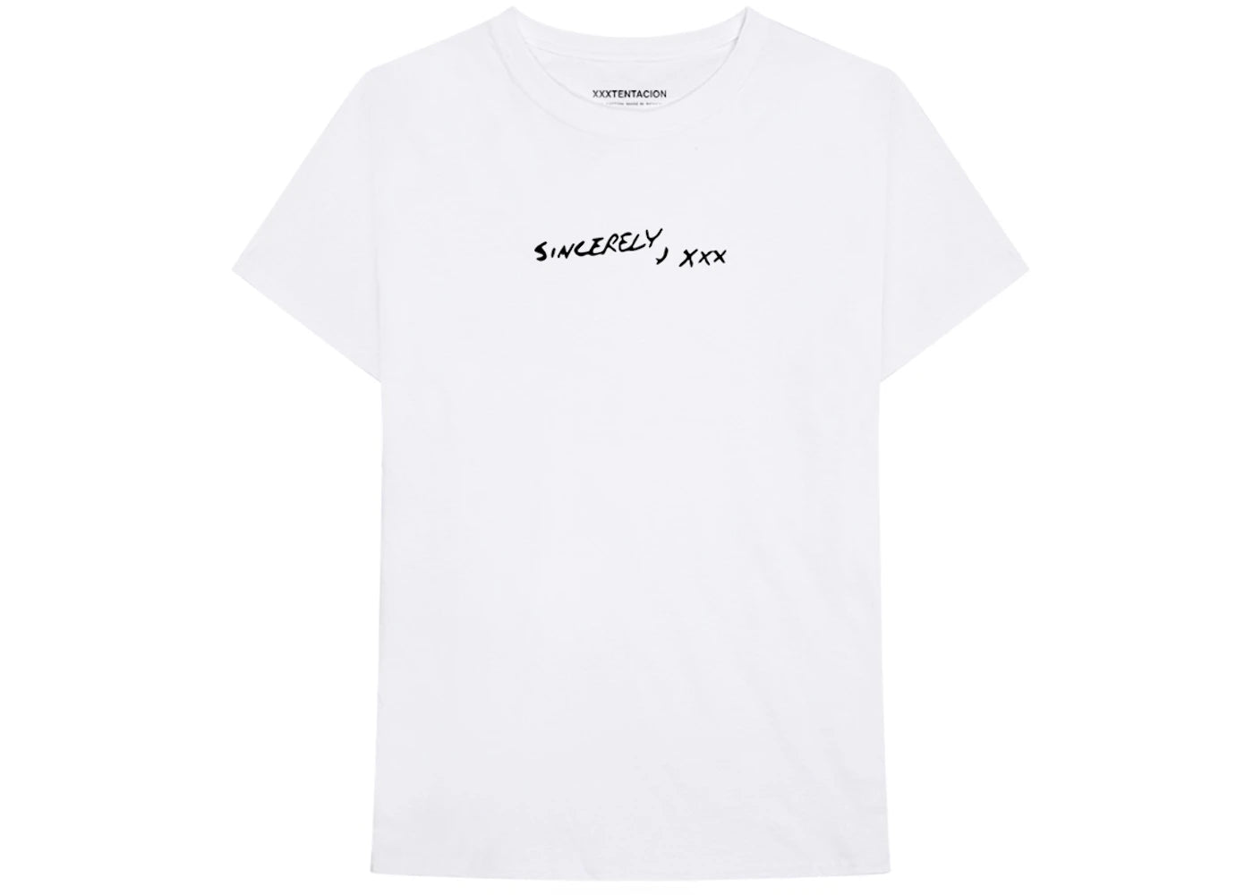 XXXTentacion Sincerely, XXX T-shirt White