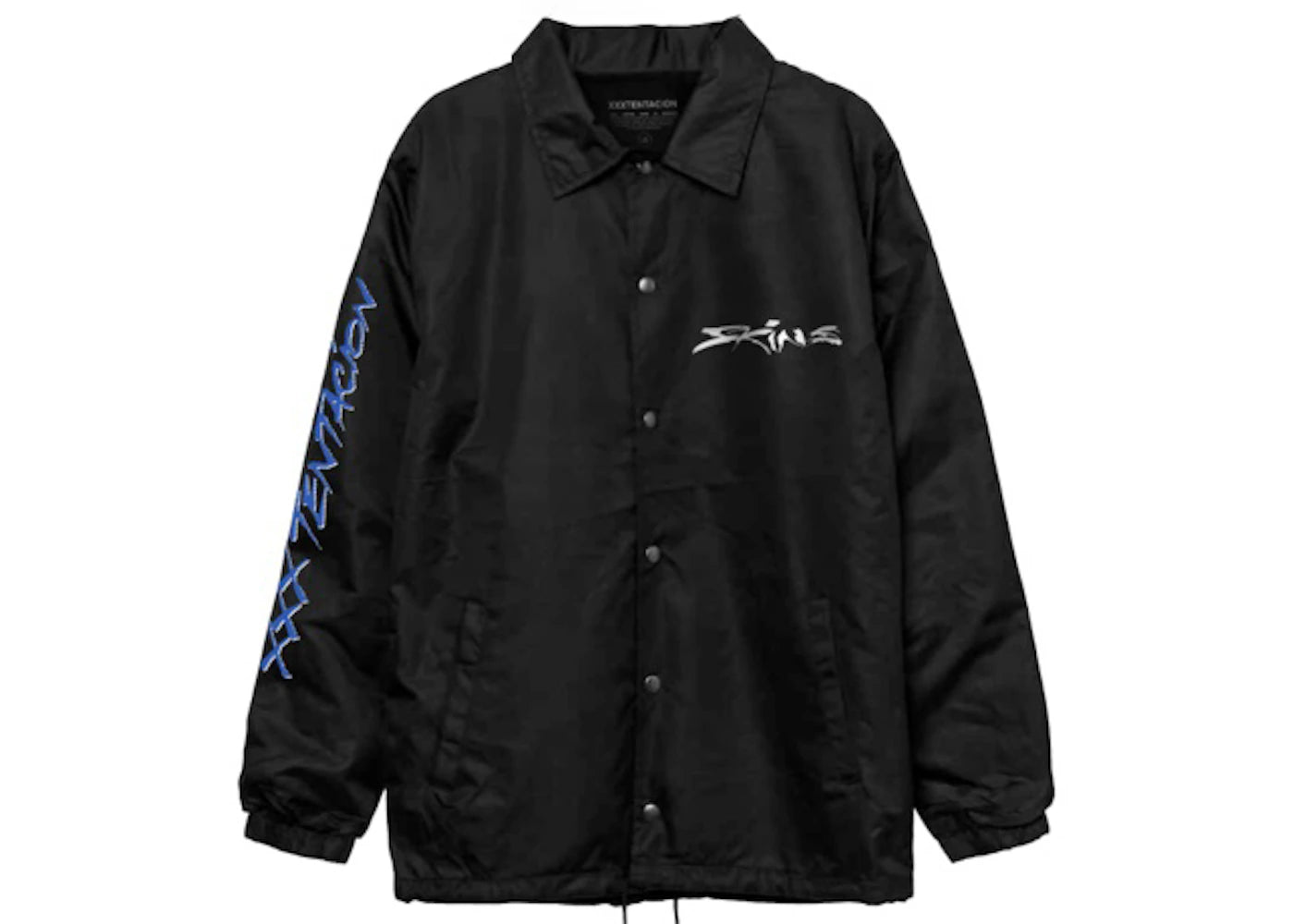 XXXTentacion Skins Coaches Jacket Black