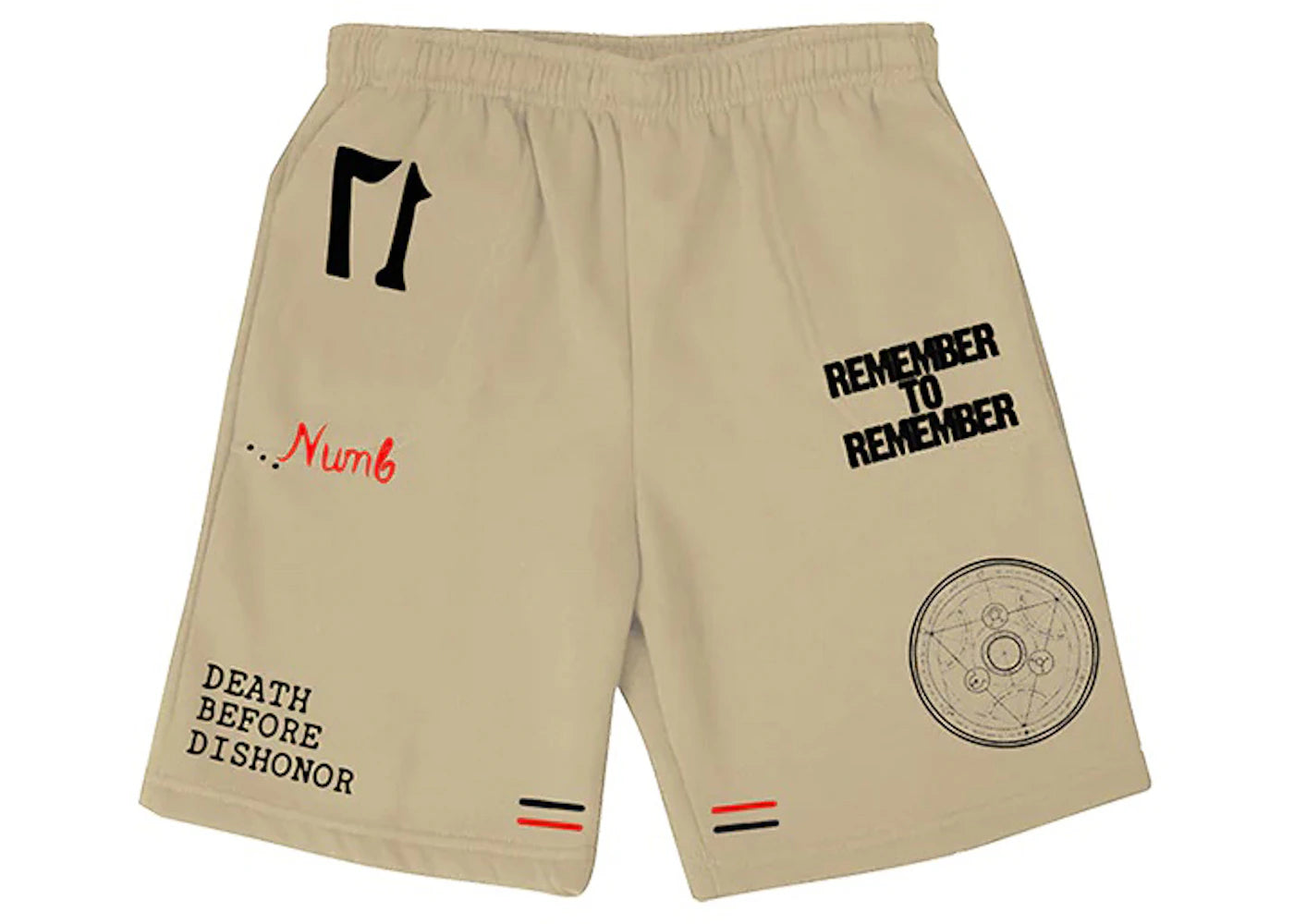 XXXTentacion XXX Tattoo Shorts Brown