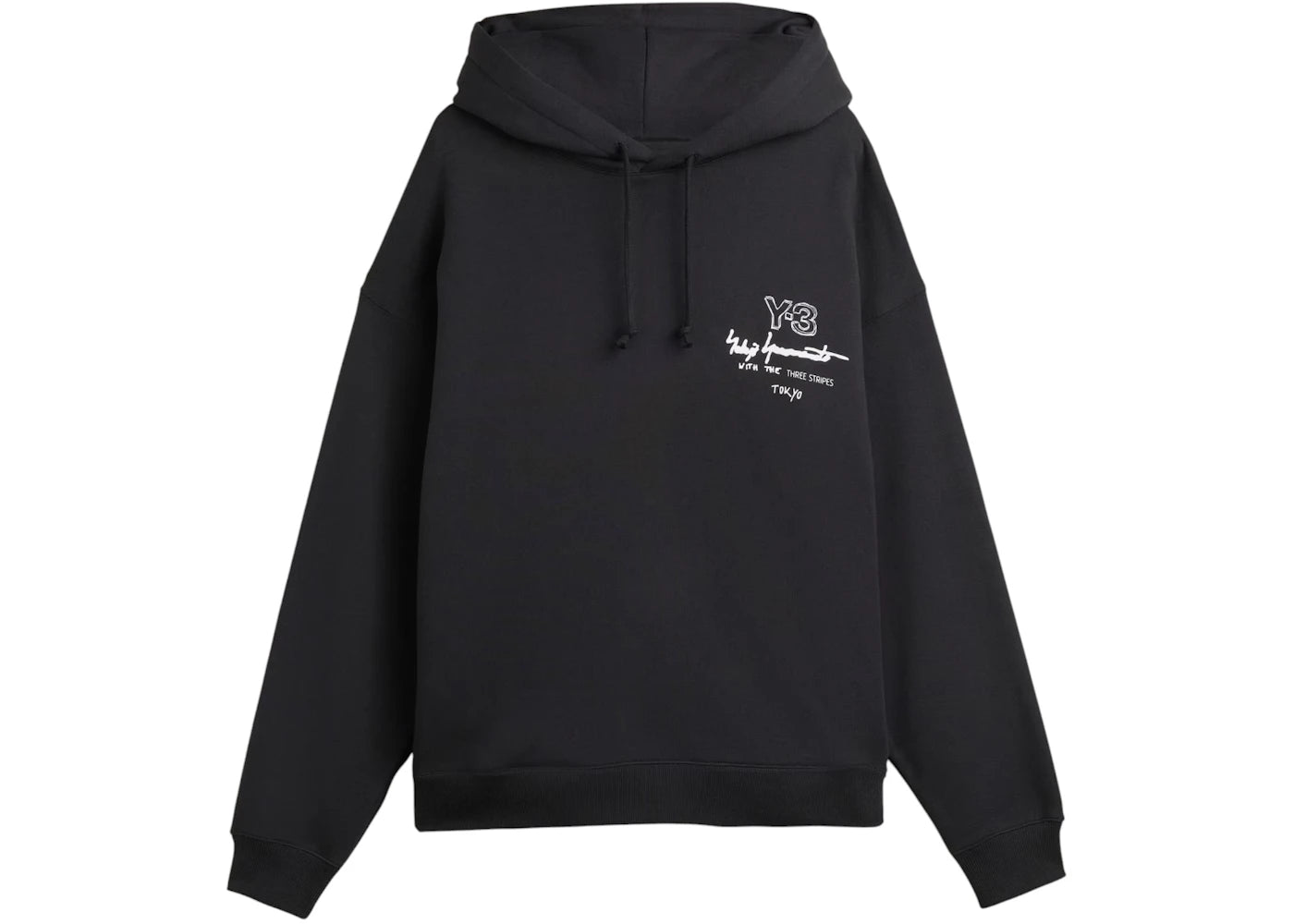 Y-3 Merch Hoodie Black