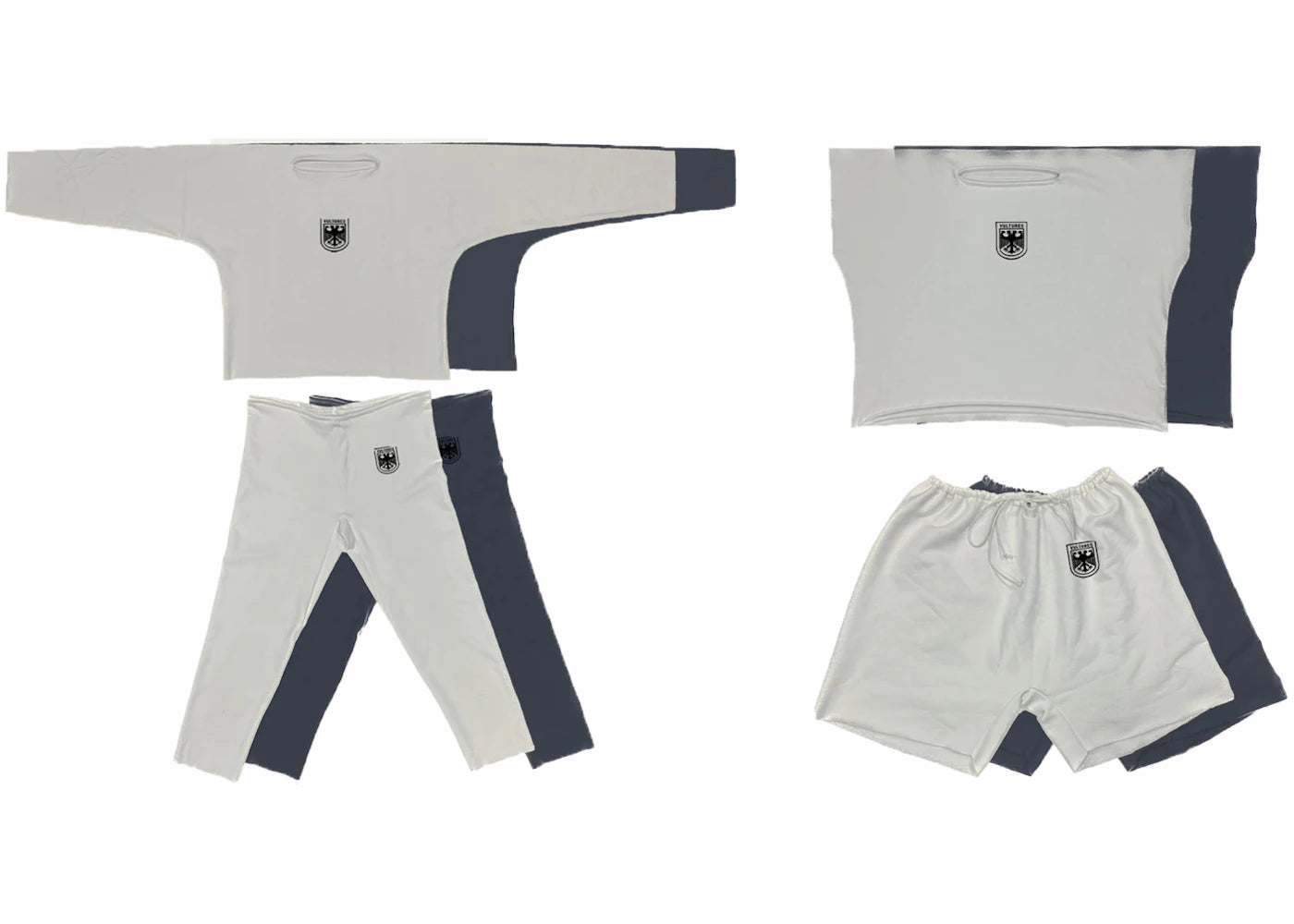 YZY Vultures Pack Set Black/White