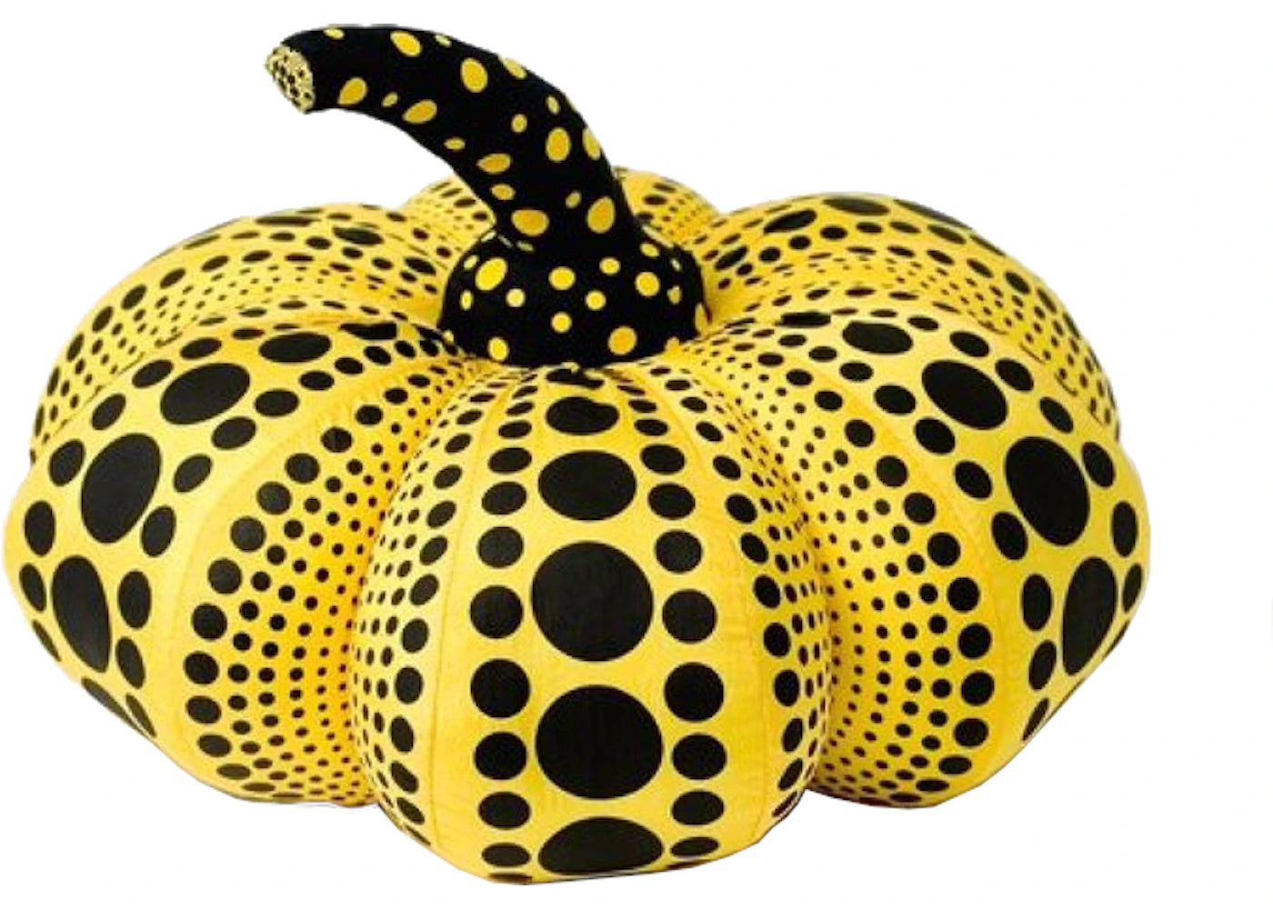 Yayoi Kusama Large Pumpkin Plush Figure Yellow