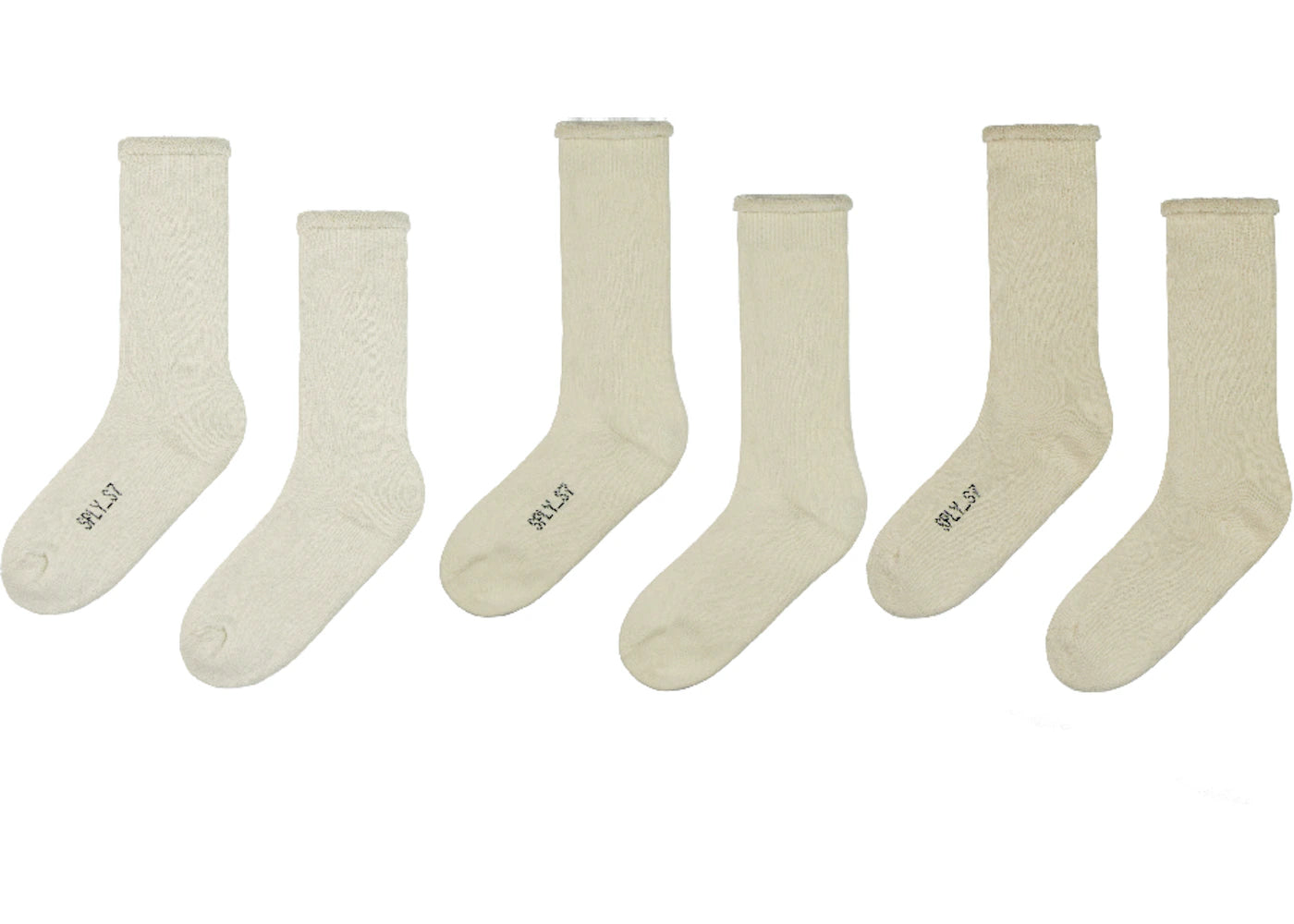Yeezy Bouclette Socks (3 Pack) Color One