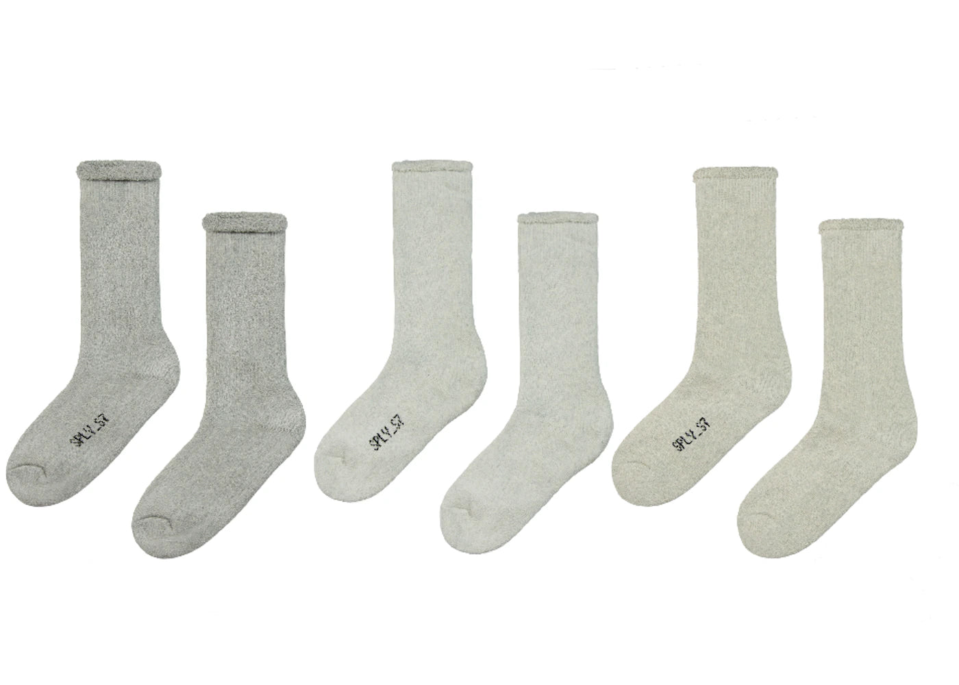 Yeezy Bouclette Socks (3 Pack) Color Two
