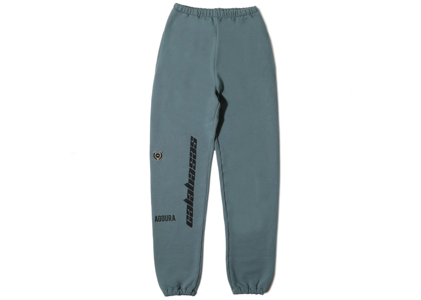 Yeezy Calabasas Embroidered French Terry Pants Hospital Blue